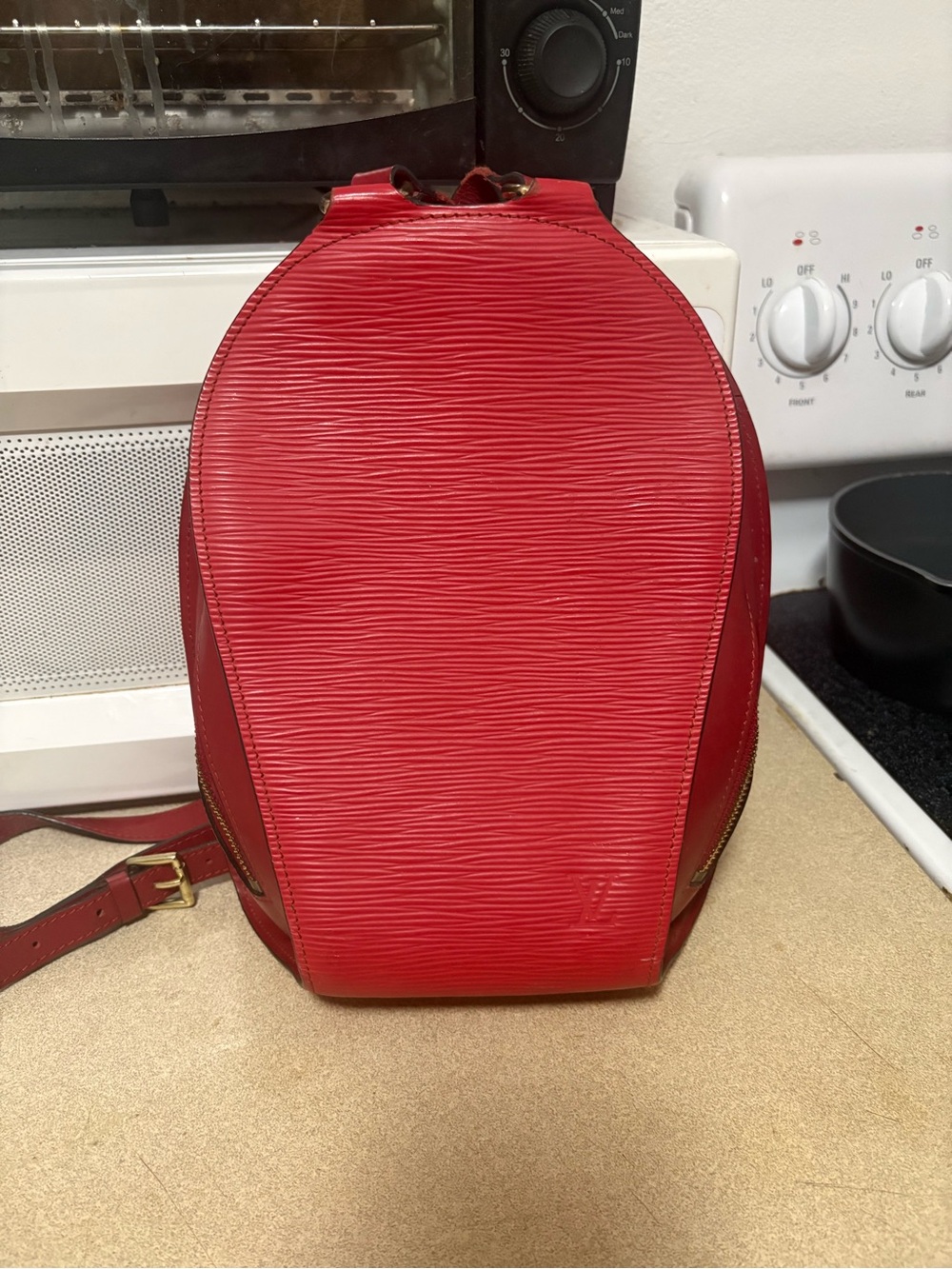 Louis Vuitton Red Epi Leather Mini Backpack - Picture 2 of 3